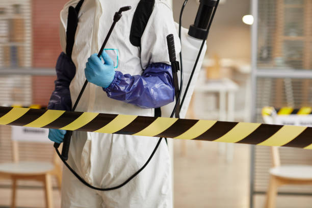 Professional Biohazard Cleanup technician working in Waverly, VA